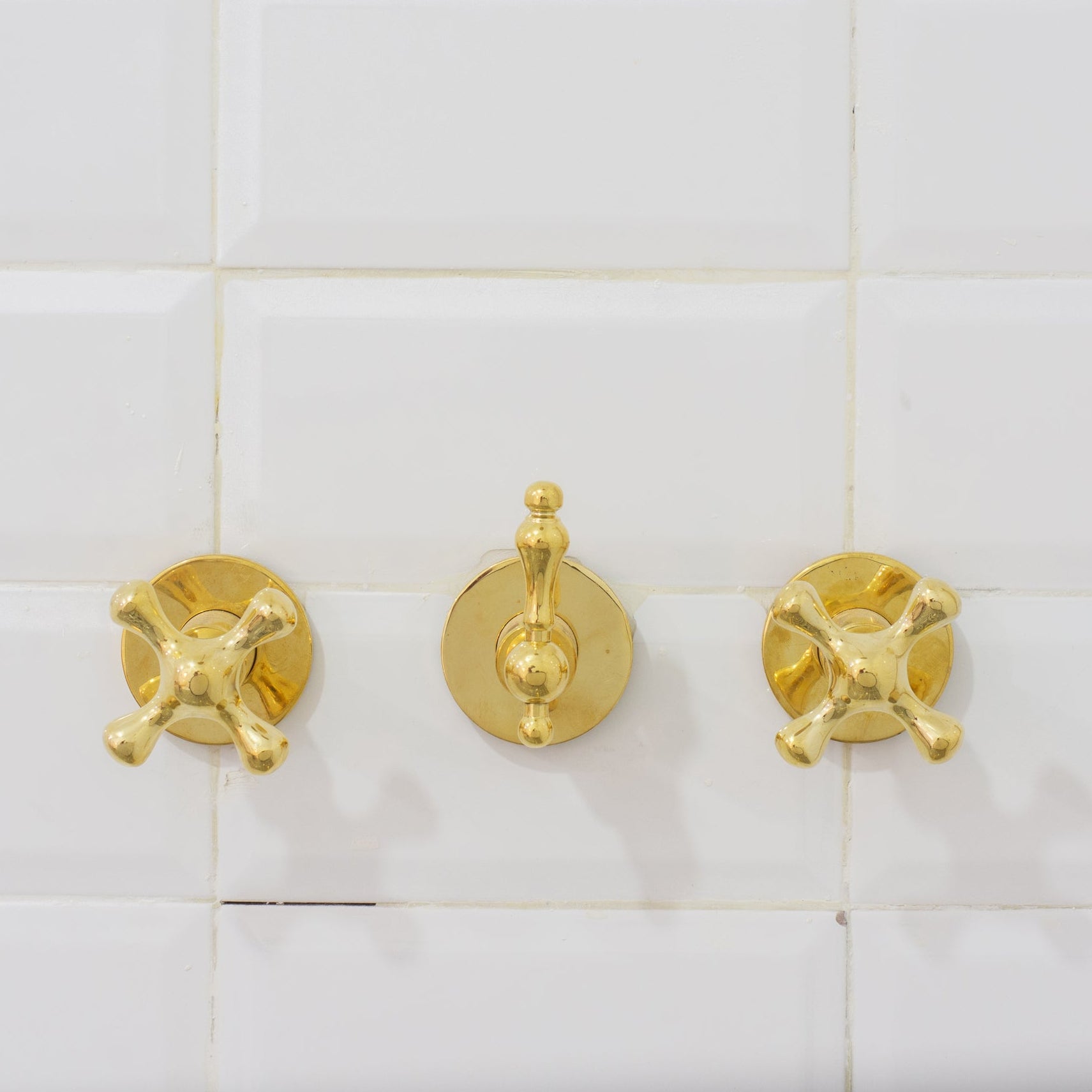 Brass Shower Fixtures – Dual Shower Head - Insideast