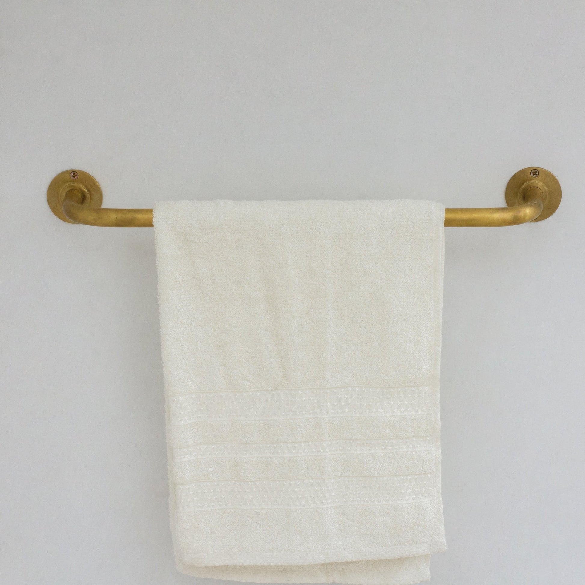 Brass Towel Bar Holder | Bathroom Towel Hanger - Insideast