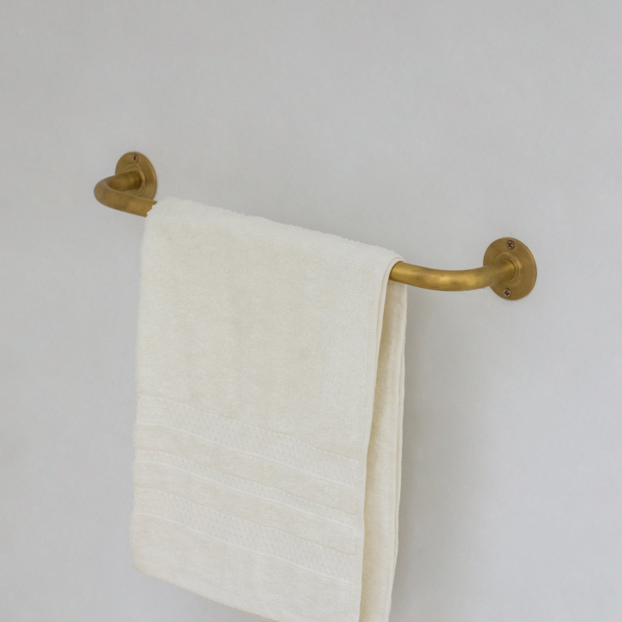 Brass Towel Bar Holder | Bathroom Towel Hanger - Insideast