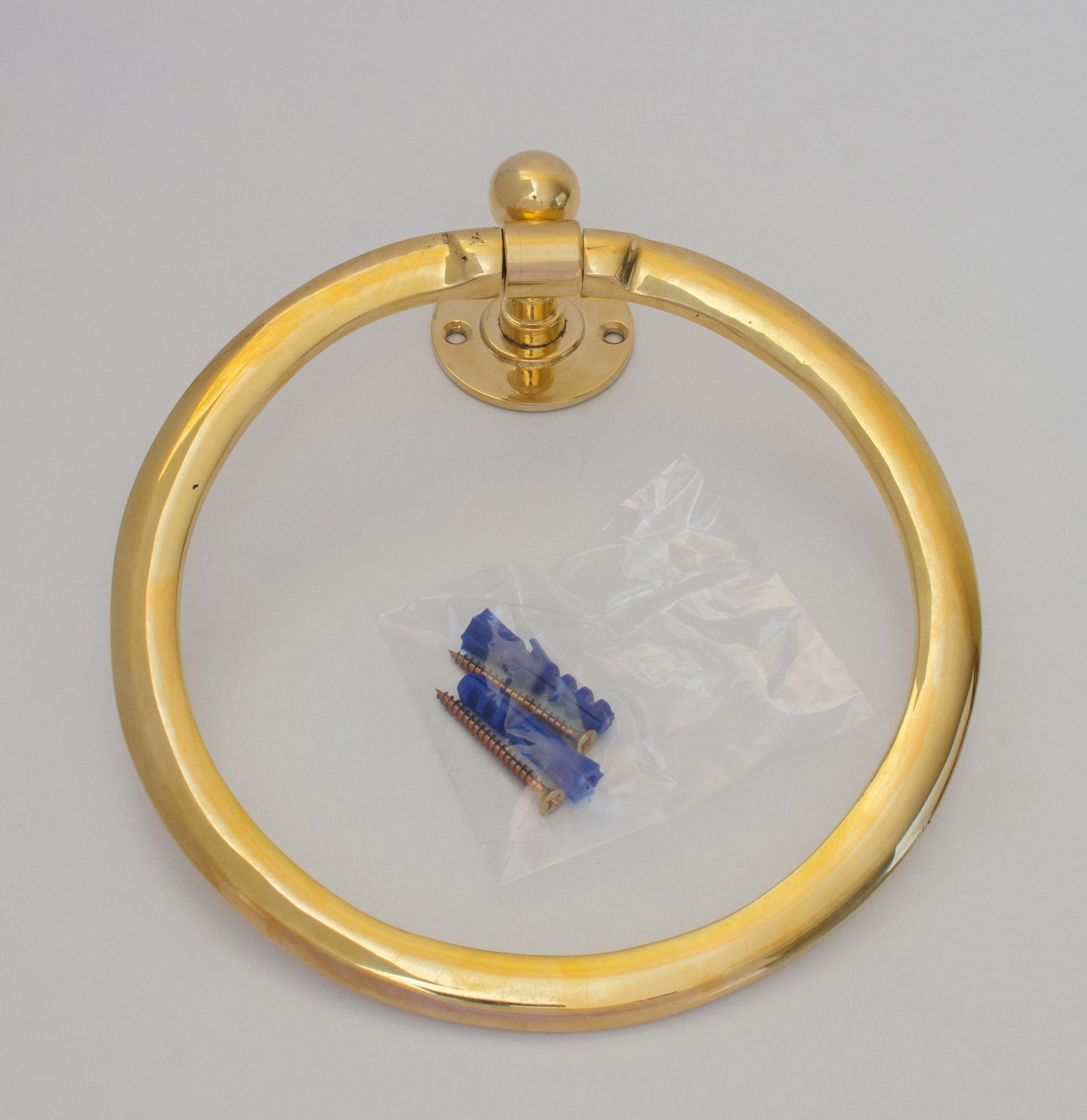 Brass Towel Ring – Bathroom Towel Holder - Insideast