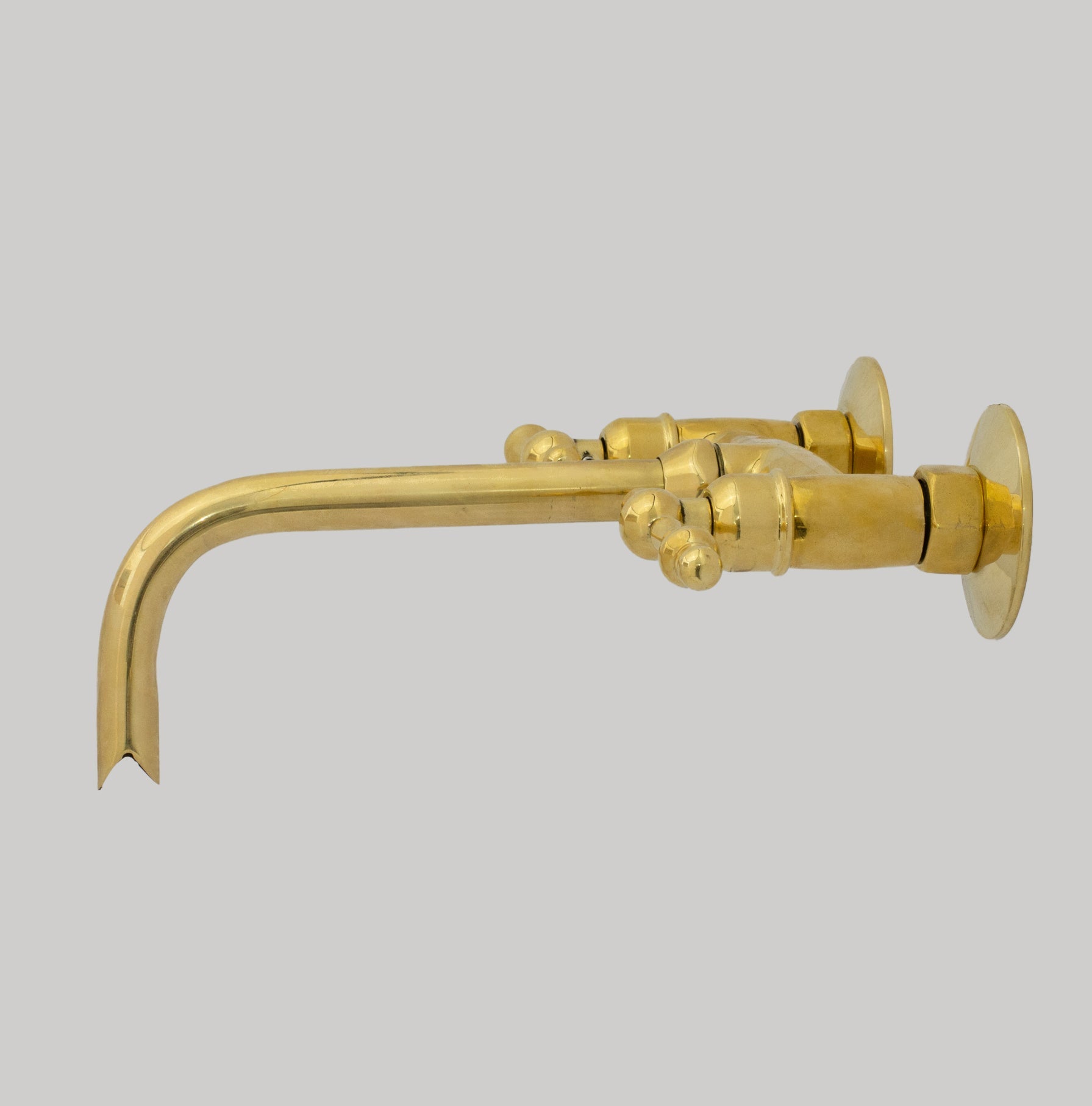 Brass Wall Mount Faucet – Antique Brass Bathroom Faucet - Insideast