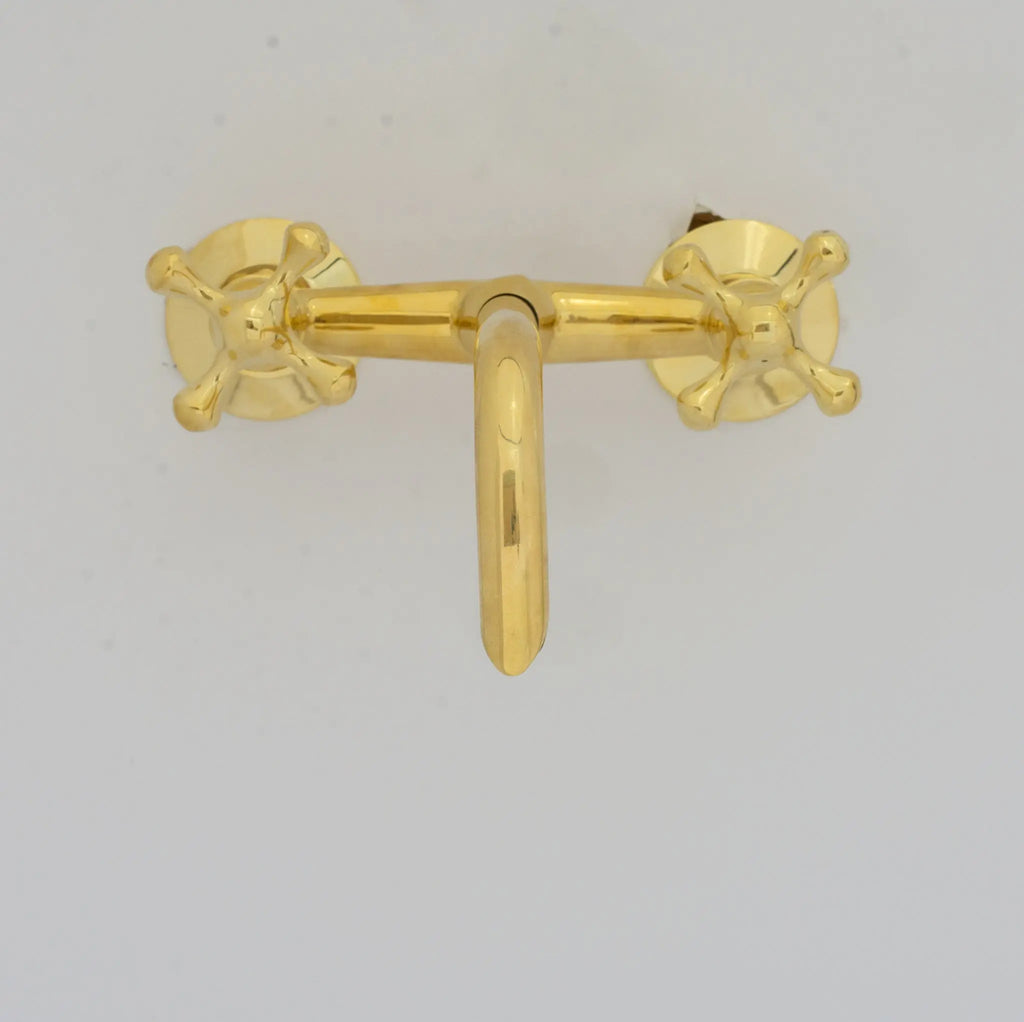 Brass Wall Mount Faucet – Antique Brass Bathroom Faucet