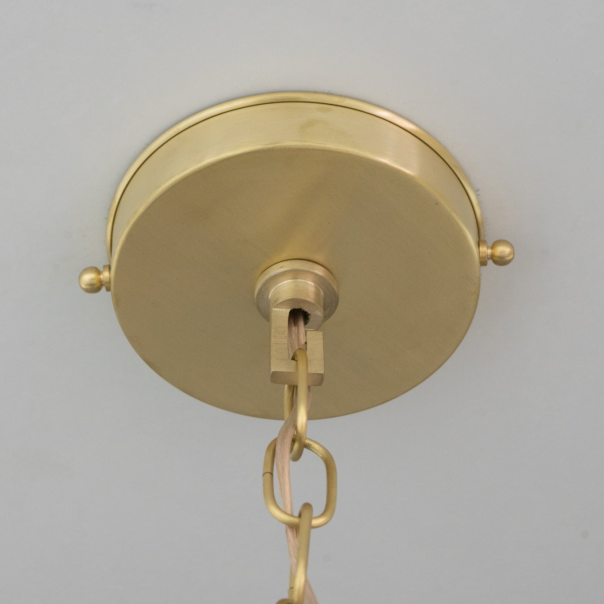 Brushed Brass Cone Pendant Light - Sleek Modern Moroccan Task Lighting - Insideast