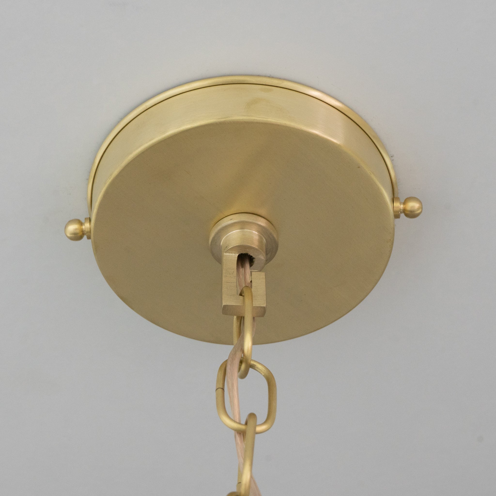 Brushed Brass Cone Pendant Light - Sleek Modern Moroccan Task Lighting - Insideast