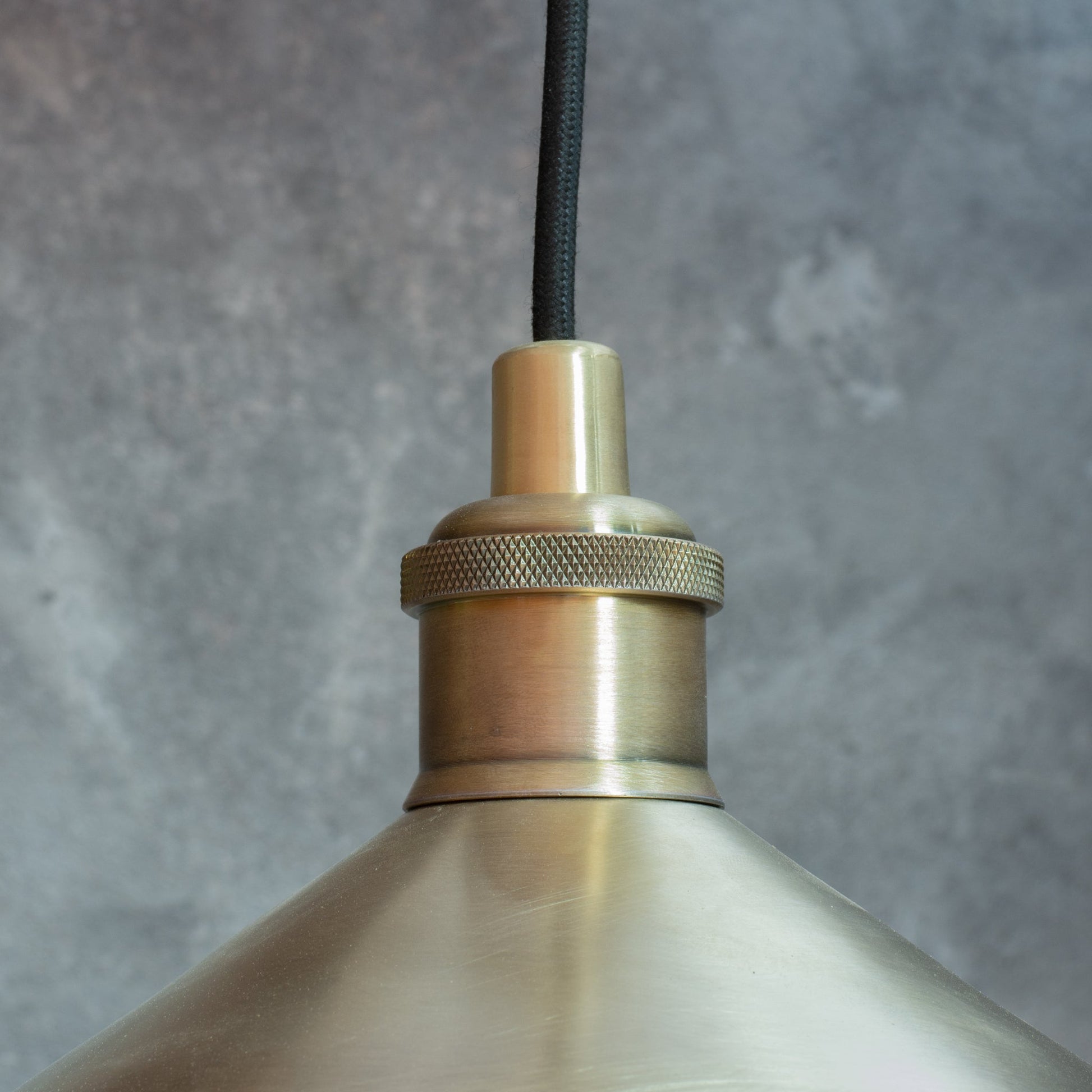 Brushed Brass Pendant Light Shade, Ceiling Mount Kitchen Island Lighting, Brass Hanging Lamp Dining Table - Insideast