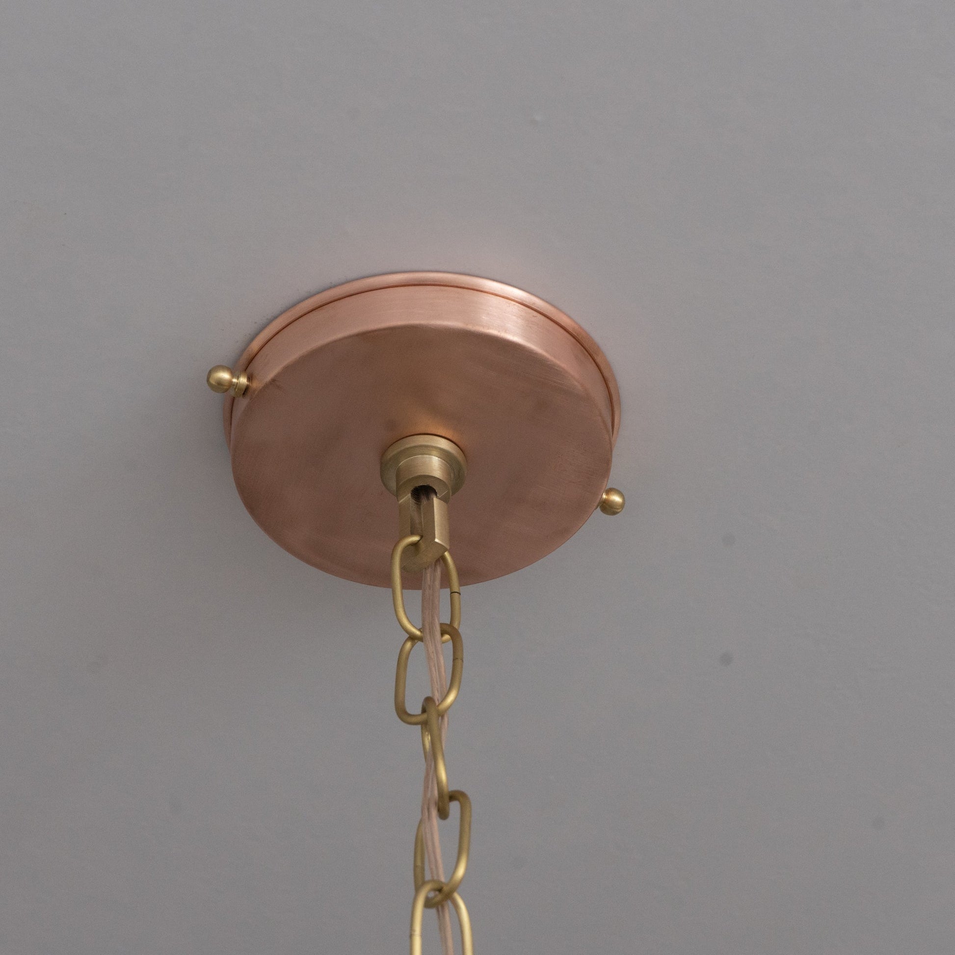 Copper Smooth Hammered Dome Pendant Light : The Warmth of Marrakesh - Insideast