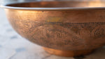 Load image into Gallery viewer, Copper Vessel Sink Engraved Basin Solid Bathroom Vessel Vanity, Counter Top Sink Bowl

