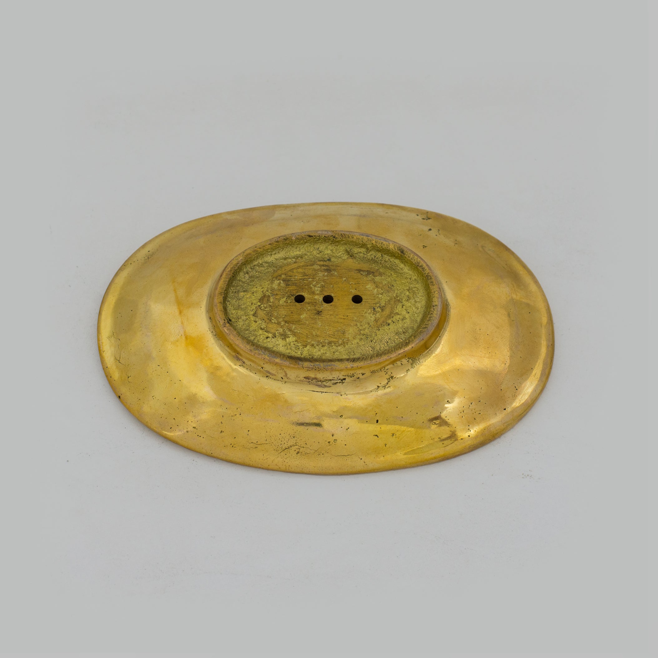 Handcrafted Unlacquered Brass Self Draining Soap Dish, Bar Soap Tray, Countertop Soap Holder, Soap Caddy, Soap Plate Dish