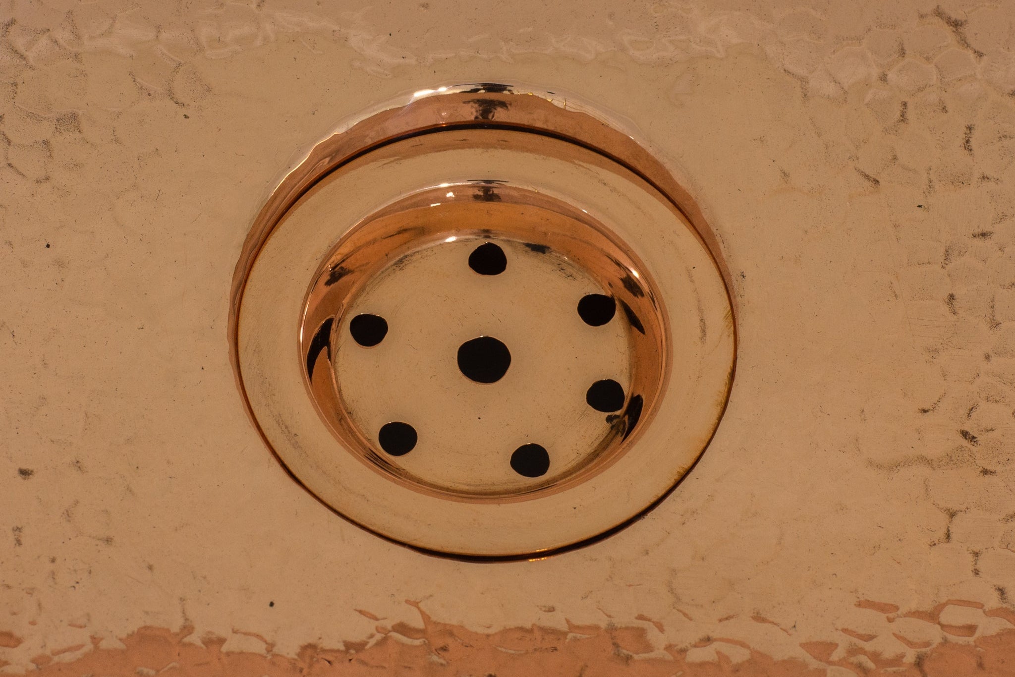 Customizable Raised Profile Bathroom Copper Sink, Hammered Copper Rectangular Sink, Vanity Sink Copper - Insideast