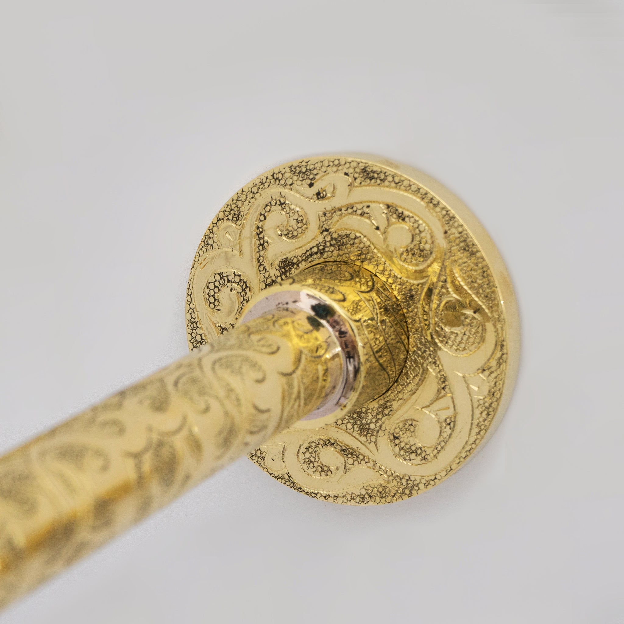 Engraved Solid Brass Built - in Faucet, Unlacquered Bathroom Sink Faucet - Insideast