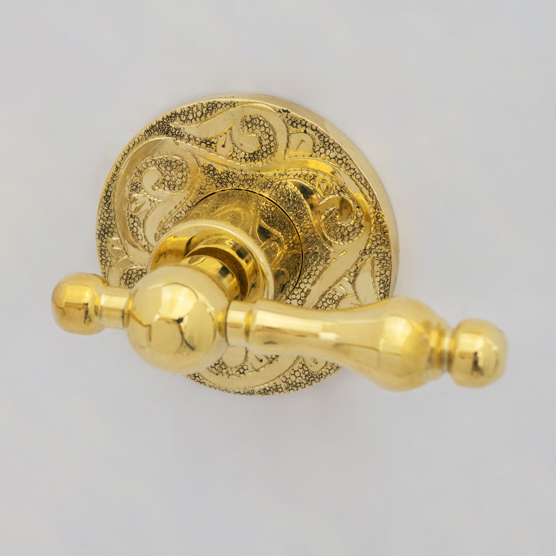 Engraved Solid Brass Built - in Faucet, Unlacquered Bathroom Sink Faucet - Insideast