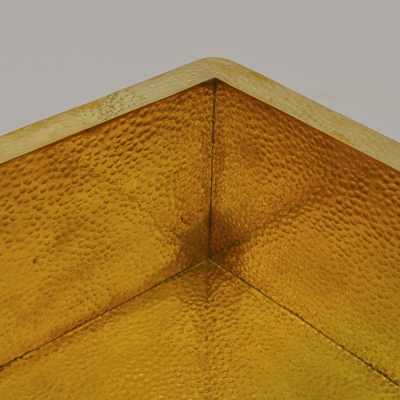 Hammered Brass Kitchen Sink – Rectangular Farmhouse & Kitchen Island Sink - Insideast