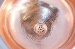 Load image into Gallery viewer, Hammered Copper Sink, Vanity Bathroom Sink, Copper Bowl Sink
