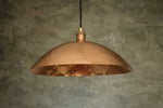 Load image into Gallery viewer, Hammered Solid Copper Dome Pendant Light, Ceiling Light
