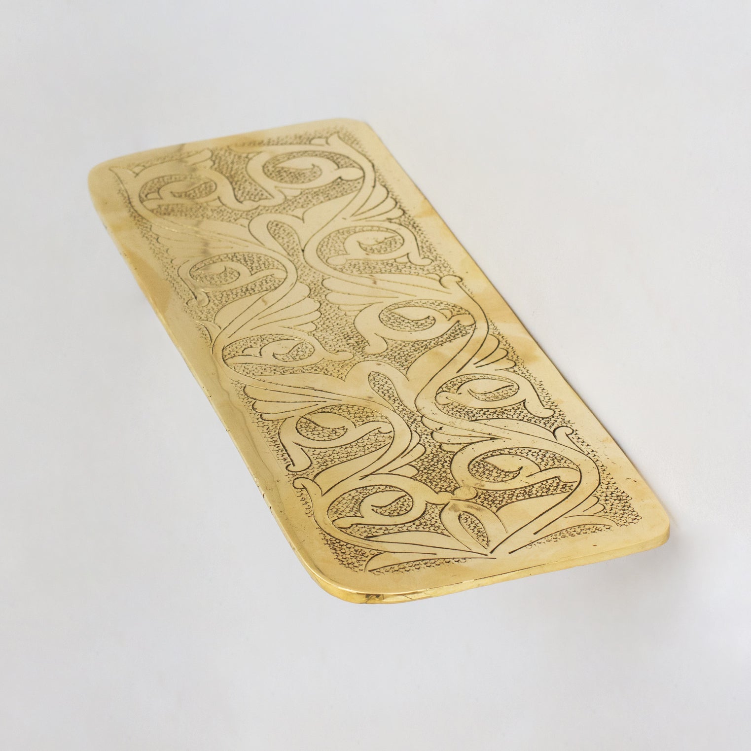 Handcrafted Solid Brass Floating Shelf, Bathroom Shelf Brass, Wall Mount Bathroom Soap Holder - Insideast