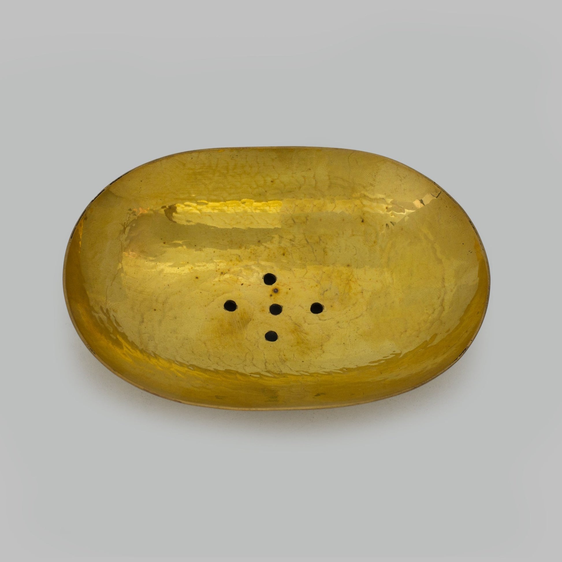 Handcrafted Unlacquered Brass Self Draining Soap Dish, Bar Soap Tray, Countertop Soap Holder, Soap Caddy, Soap Plate Dish - Insideast