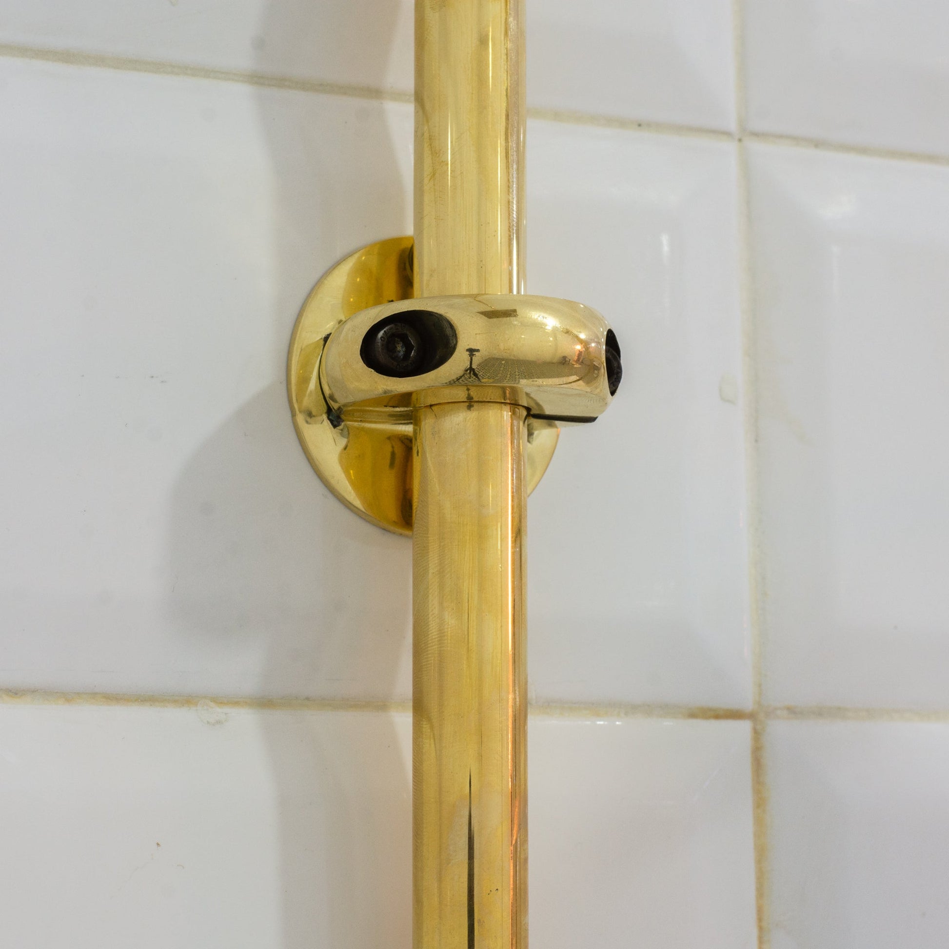 Heritage - Unlacquered Brass Exposed Shower System With Handheld - Insideast