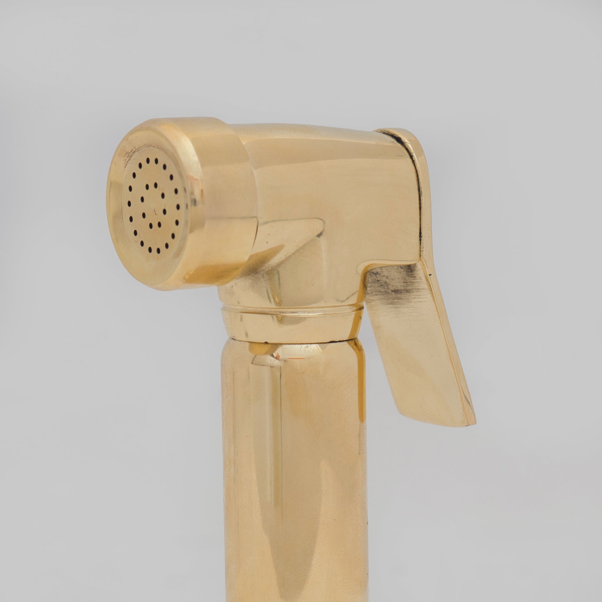 Heritage - Unlacquered Brass Kitchen Bridge Faucet - Insideast