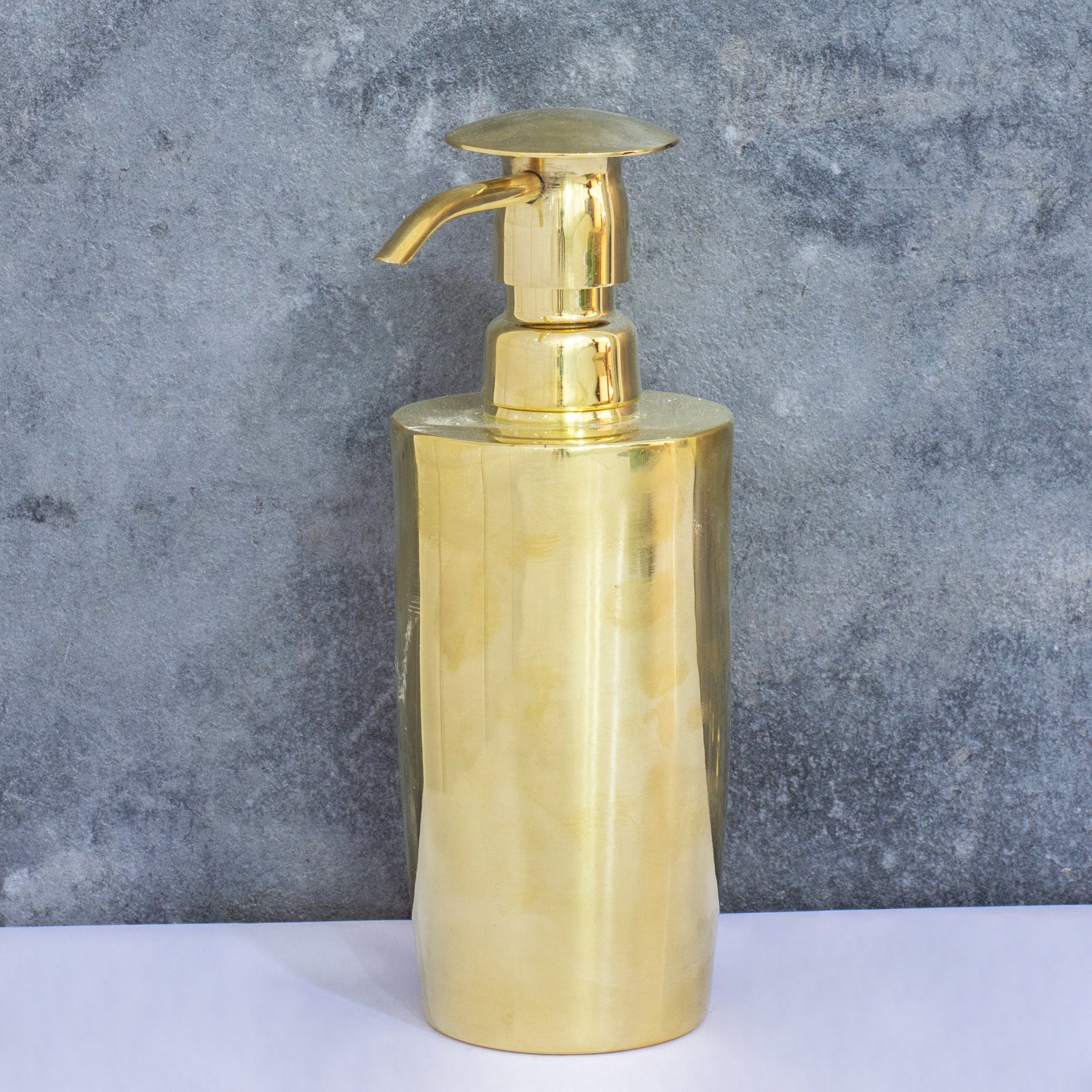 Heritage - Unlacquered Brass Soap Dispenser - Insideast
