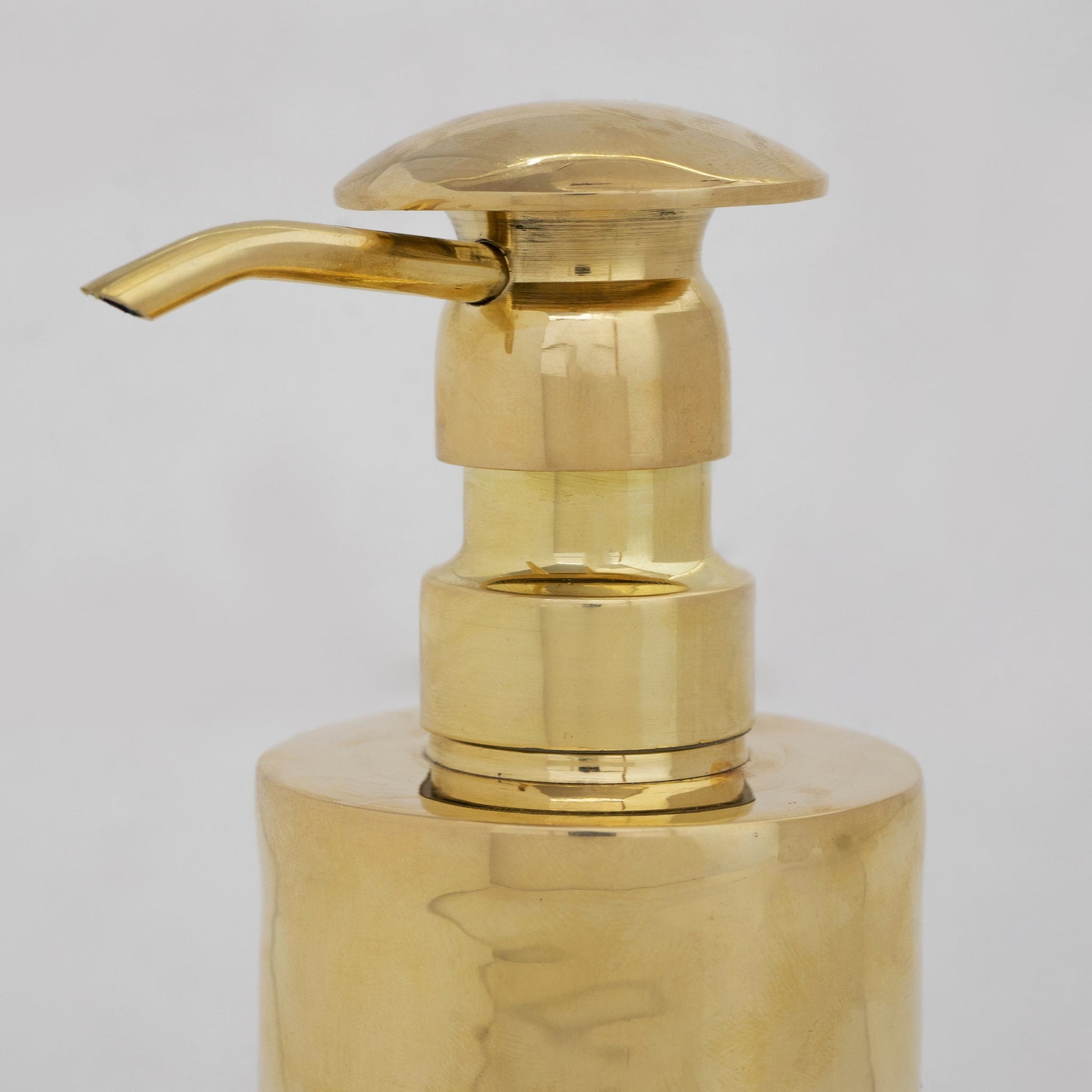 Heritage - Unlacquered Brass Soap Dispenser - Insideast