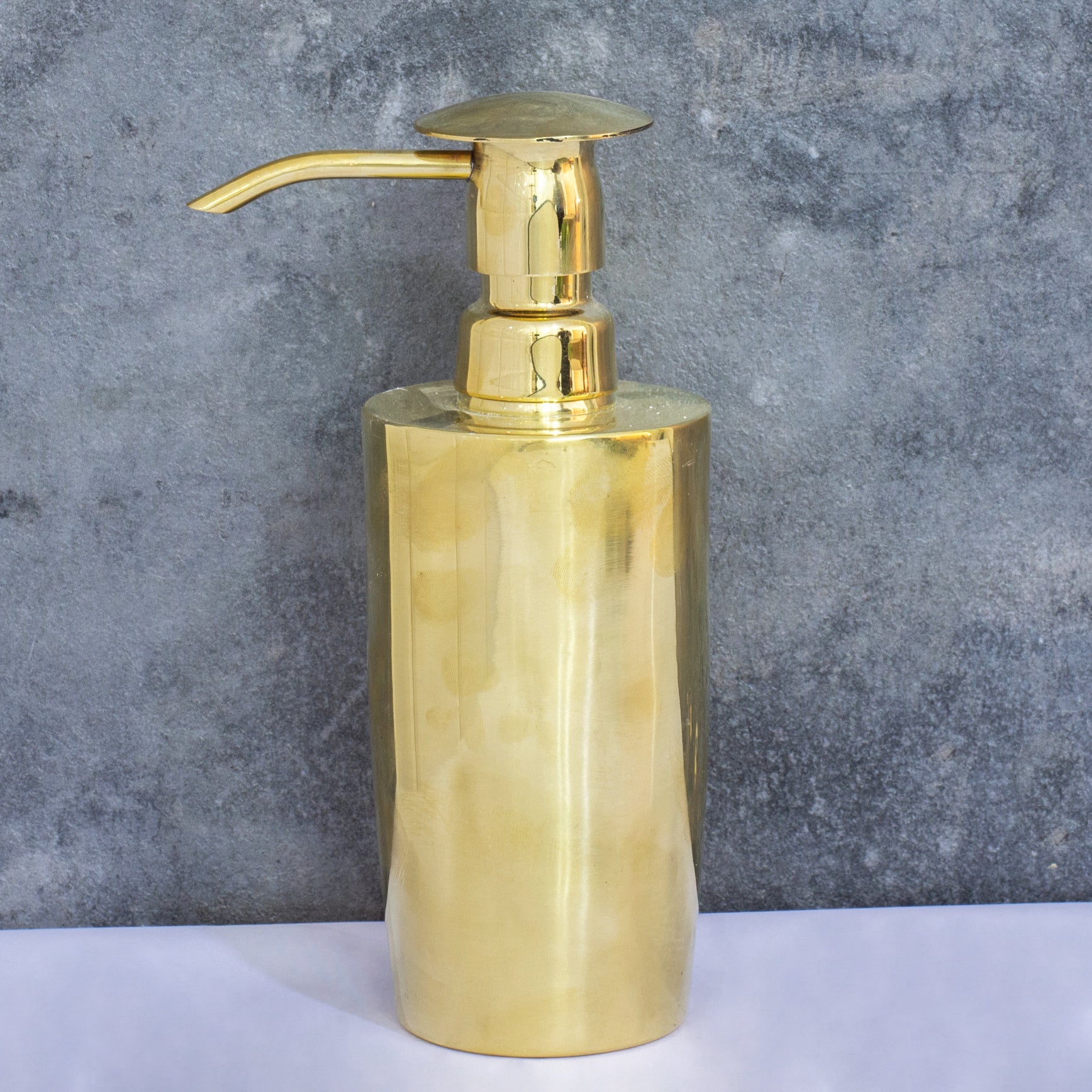 Heritage - Unlacquered Brass Soap Dispenser - Insideast