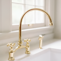 Verdeau - Unlacquered Bridge Kitchen Faucet