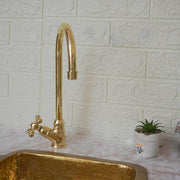 Heritage - Unlacquered Brass Single Hole Sink Faucet