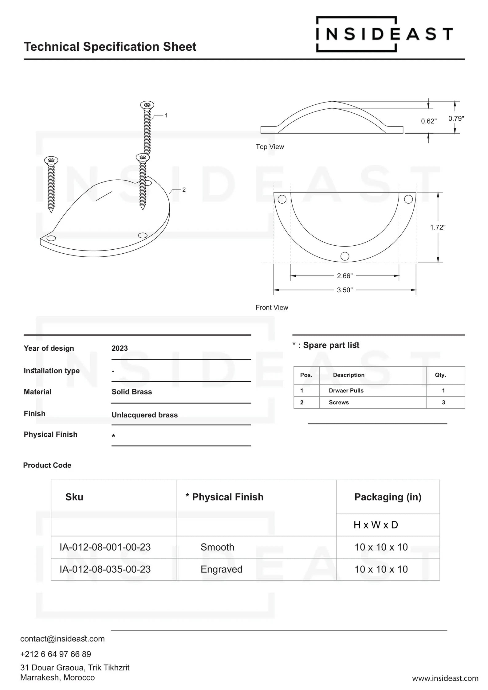 Pack of 3 Brass Kitchen Cup Handles, Handmade Cabinet Knobs, Unlacquered Brass Cup Pull Handles