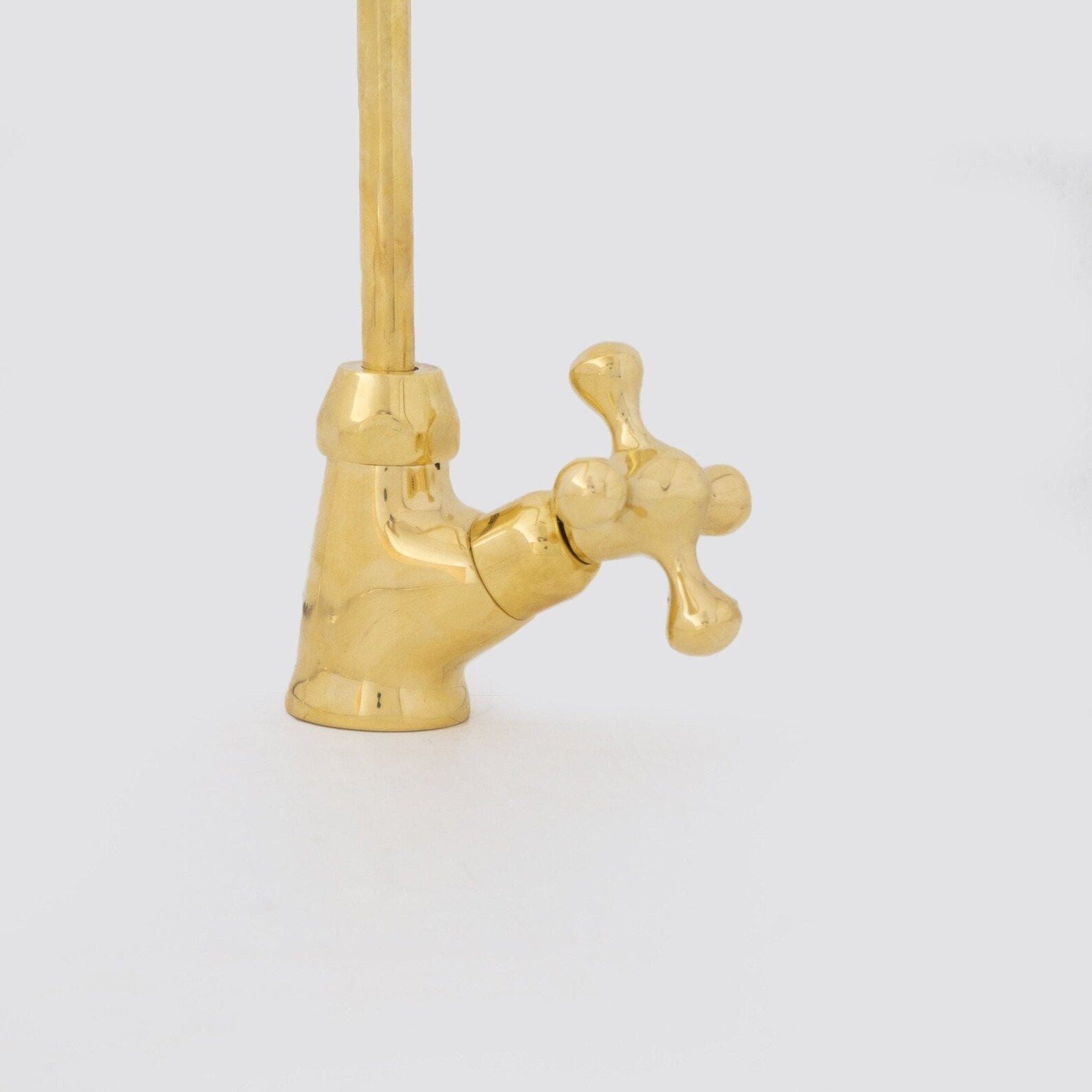 Unlacquered Brass Water Dispenser Kitchen Faucet | Single Hole Cold Water Tap