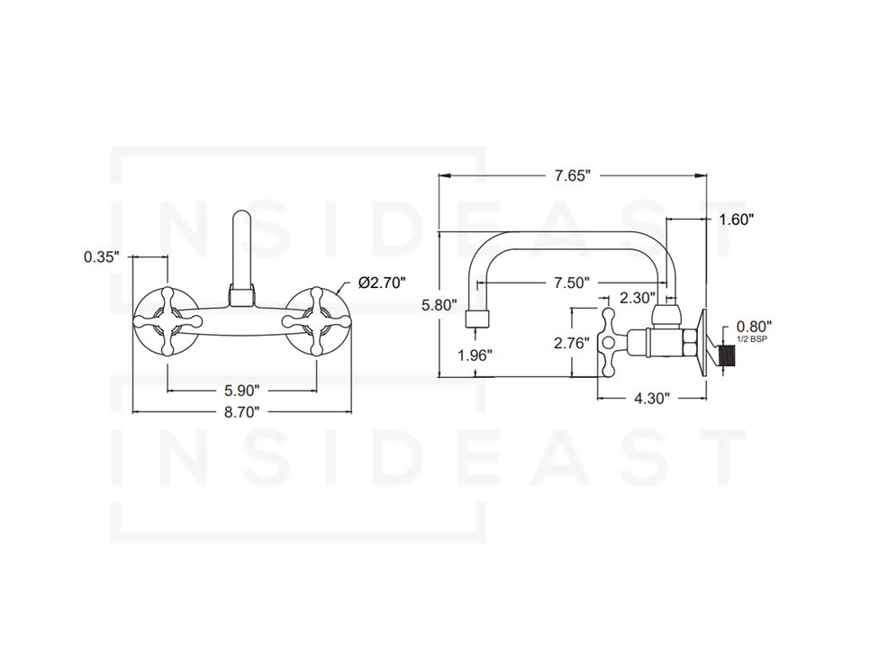 Brass Kitchen Faucet – Vintage Brass Kitchen Faucet