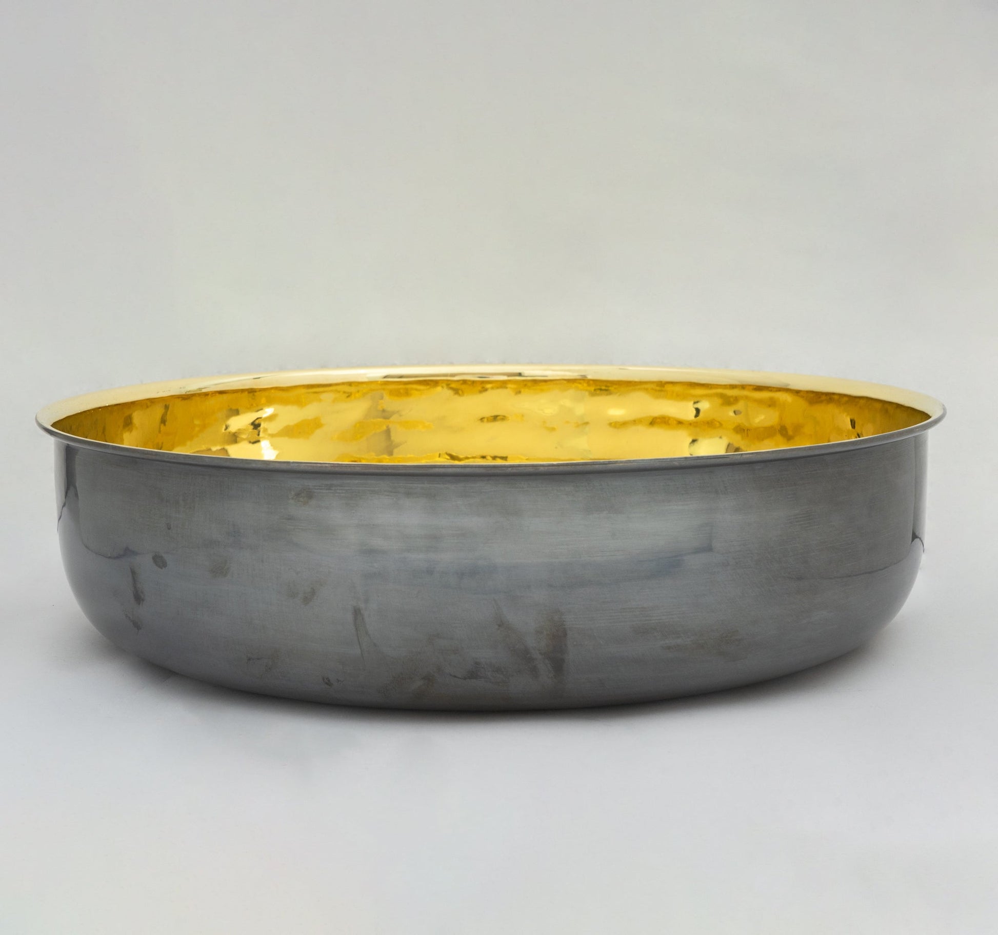 Oil Rubbed Bronze Brass Countertop Vessel Sink, Brass Bathroom Round Basin Sink - Insideast