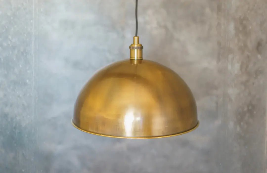 Oil Rubbed Bronze Dome Pendant Light, Bronze Ceiling Dome Lampshade - Insideast
