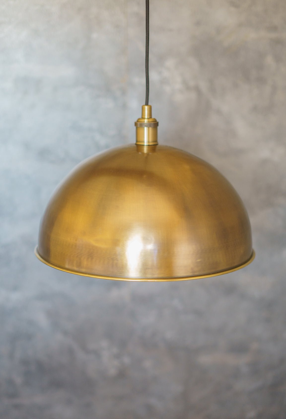 Oil Rubbed Bronze Dome Pendant Light, Bronze Ceiling Dome Lampshade - Insideast