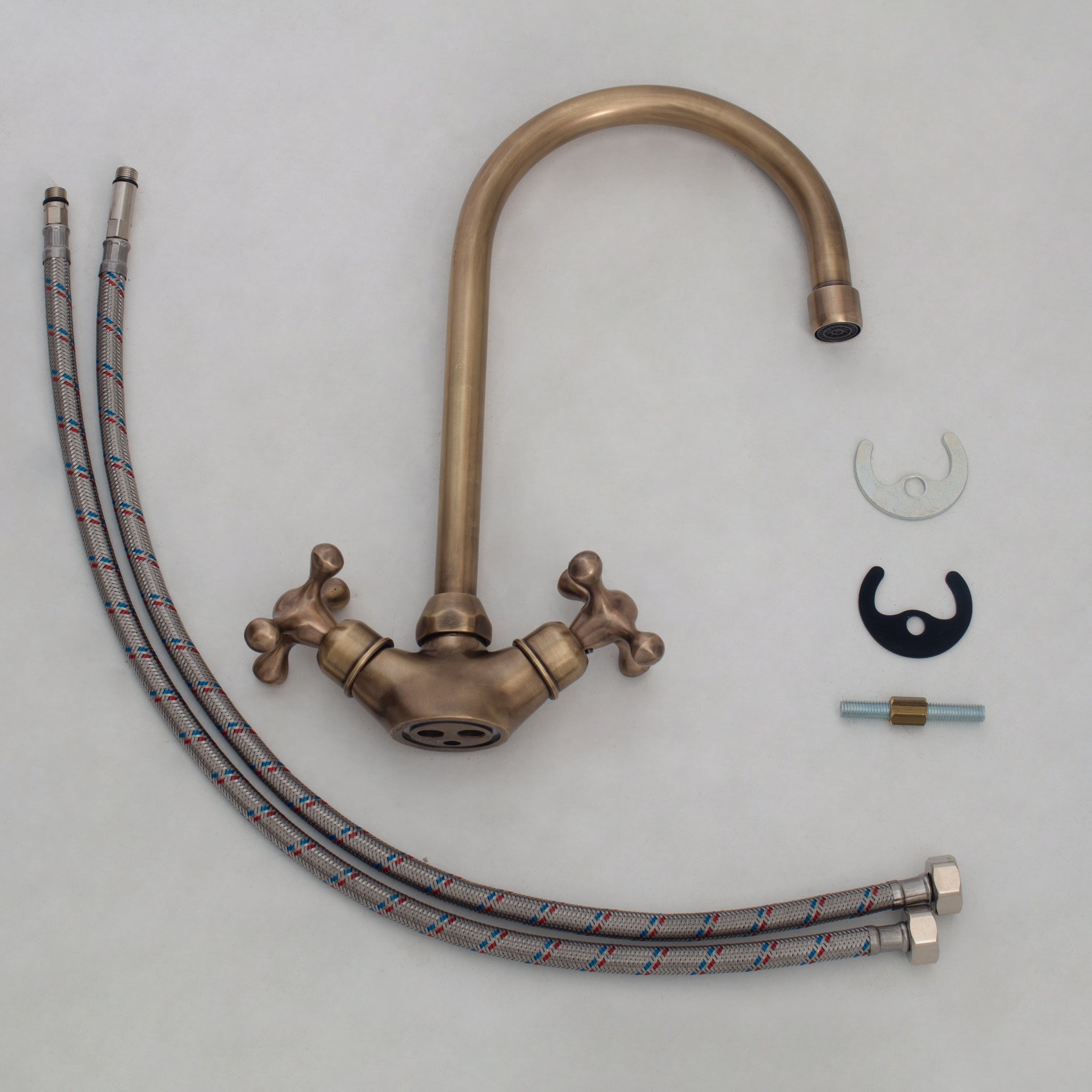 Oil Rubbed Bronze Single Hole Faucet, Antique Bronze Bathroom Sink Faucet - Insideast