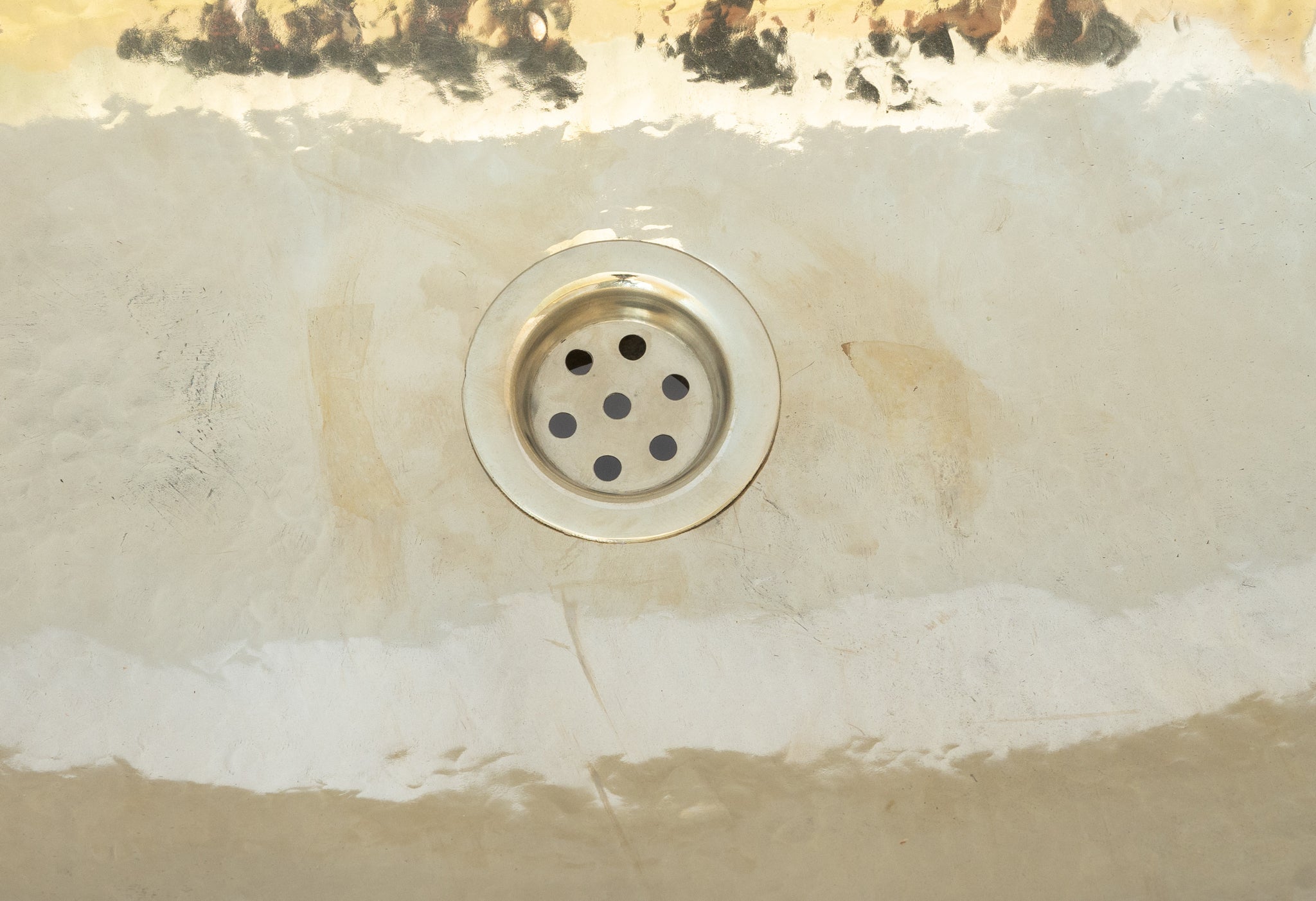 Oval Silver Bathroom Sink – German Silver Vessel Sink – Countertop Washbasin for Powder Room - Insideast