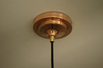 Load image into Gallery viewer, Oxidized Solid Copper Pendant Light, Dome Ceiling Light, Kitchen Island Hanging Light Fixture
