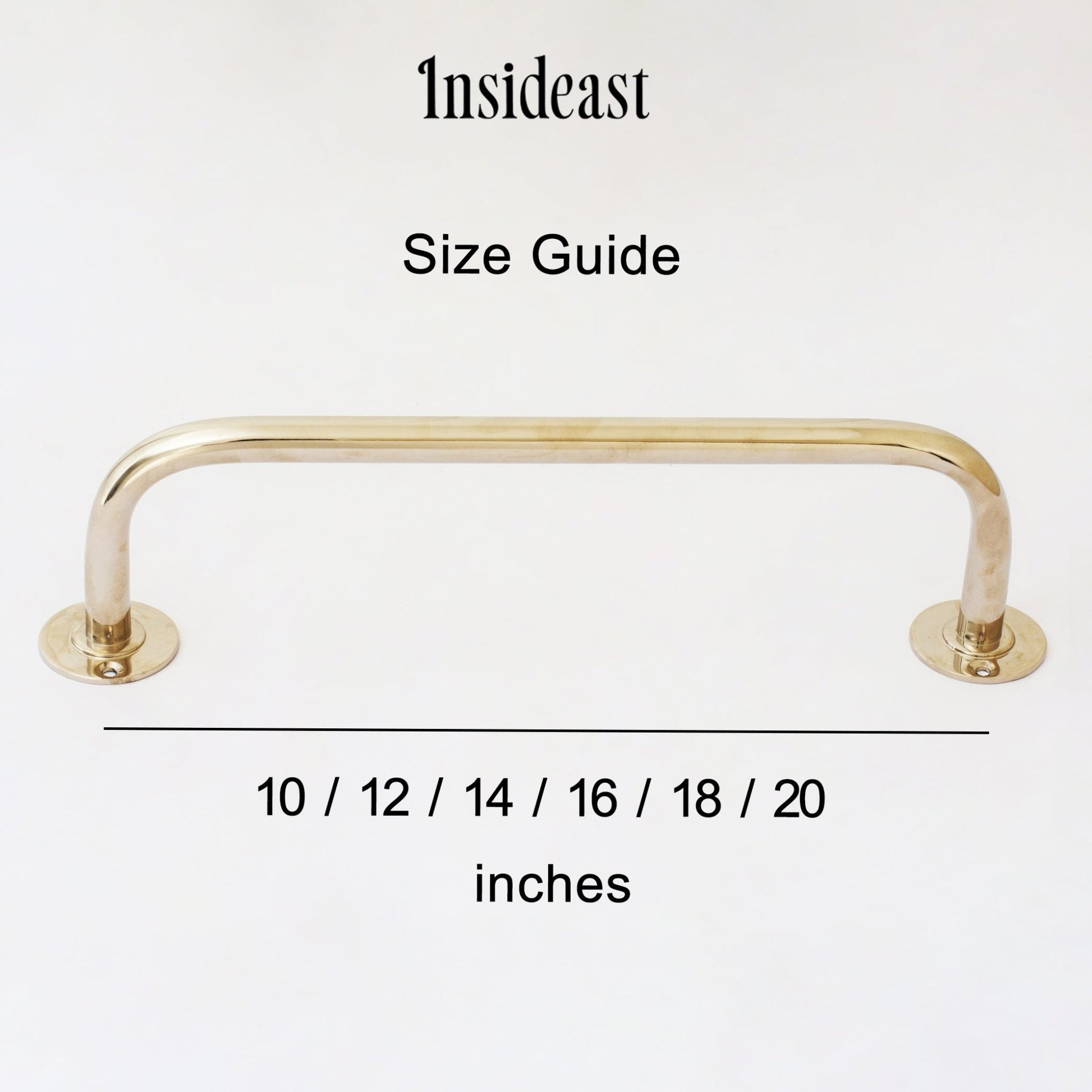 Polished Nickel Towel Bar Holder, Bathroom Towel Hanger, Hand Towel Rod Hanger - Insideast