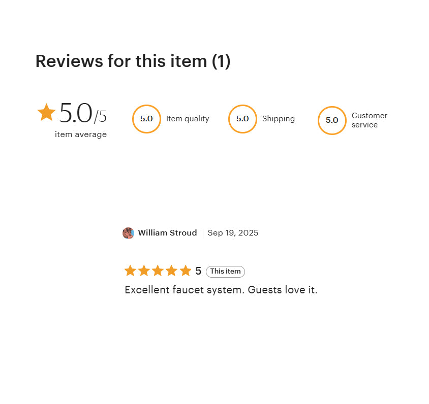 Unlacquered Brass Compact Faucet | Single Hole Bathroom Sink Faucet