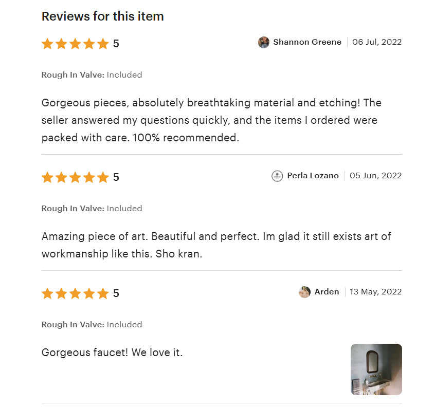 Unlacquered Brass Vintage Wall Mounted Bathroom Faucet with Gold Engraved Finish & Cross Handles