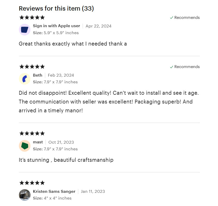 Solid Brass Square Floor Drain | Smooth Style | Unlacquered Shower Drain