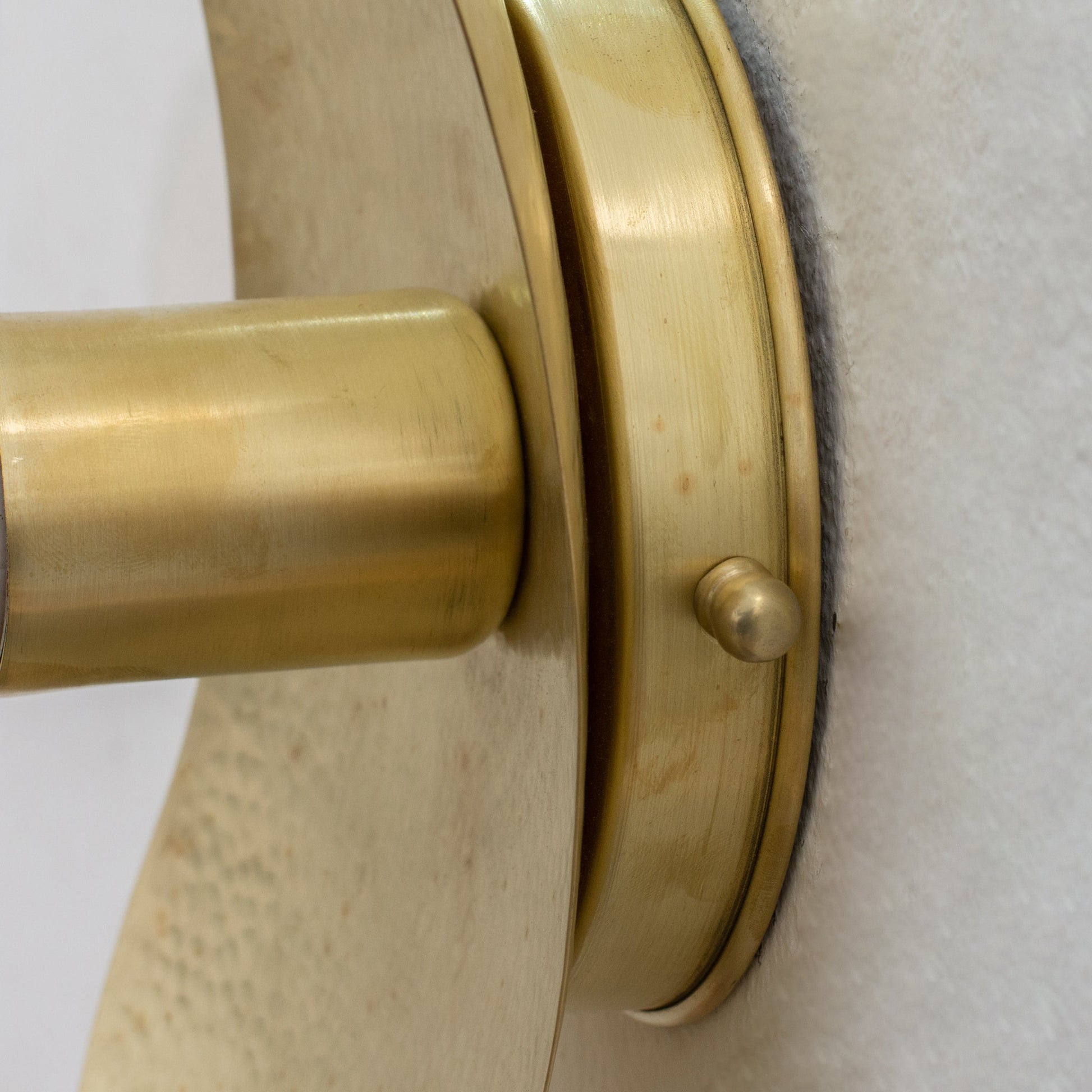 Smooth Hammered Brass Wall Sconce, Vanity Wall Lamp, Wall Light, Sconce Fixture, Wall Mount Light - Insideast