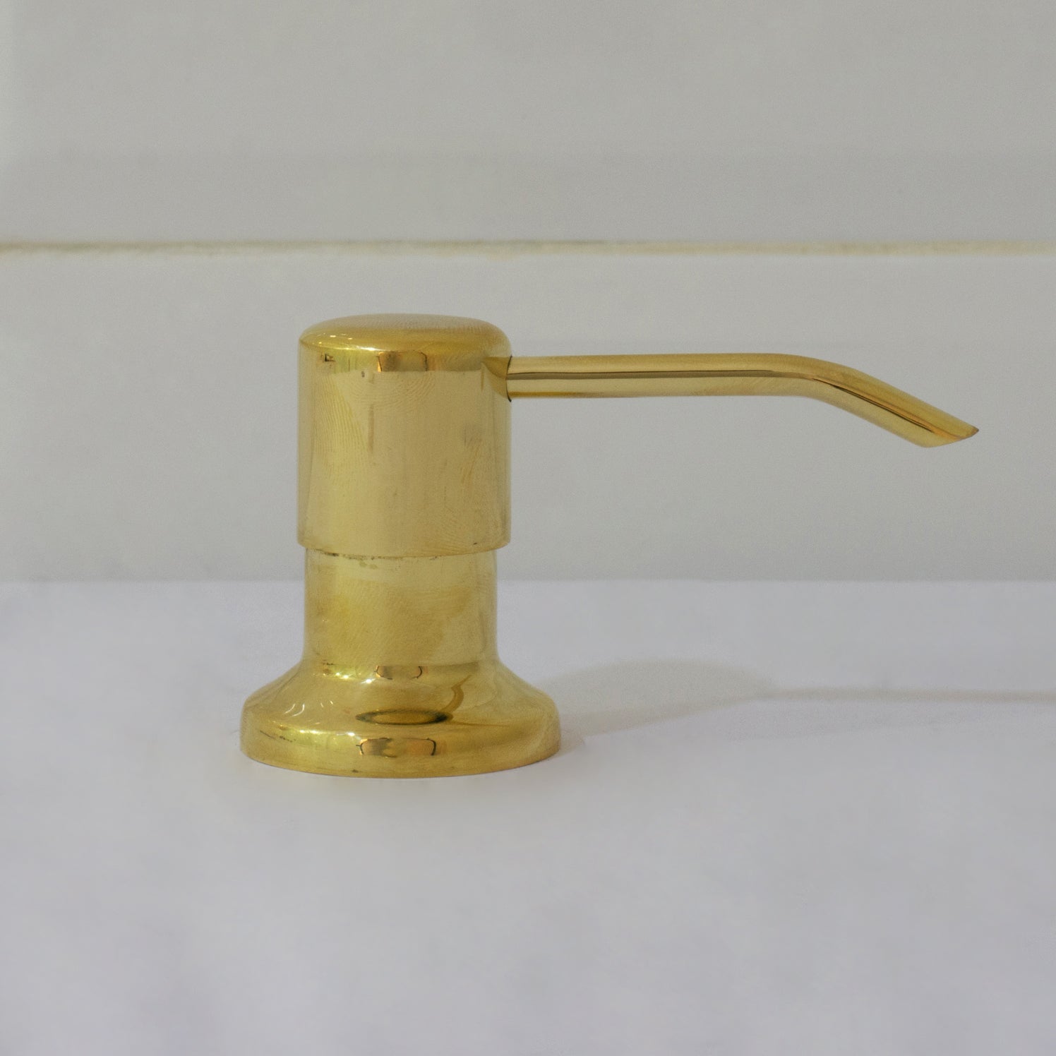 Soap Dispenser, Unlacquered Brass, Kitchen Sink Soap Dispenser - Insideast