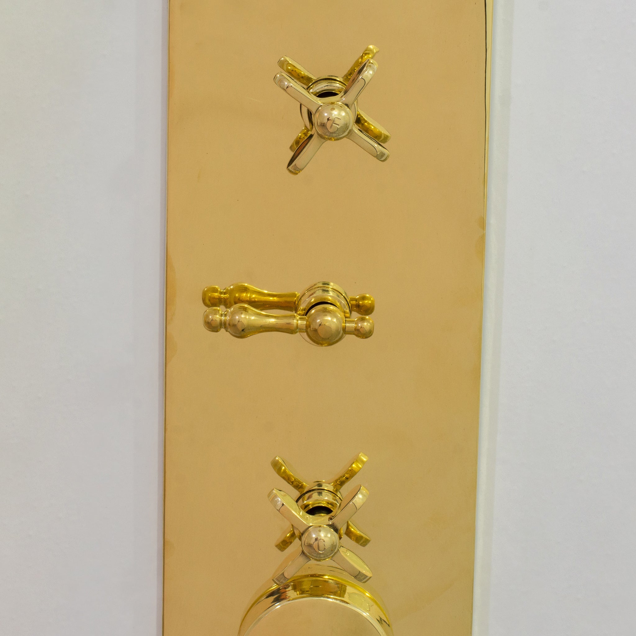 Solid Brass Built - In Shower System – Concealed Rainfall Showerhead with Handheld – Wall - Mounted Shower Set - Insideast