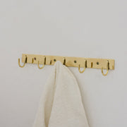 Solid Brass Coat Hooks Rack, Wall Mounted Hanger Hooks, Hallway Hooks - Insideast