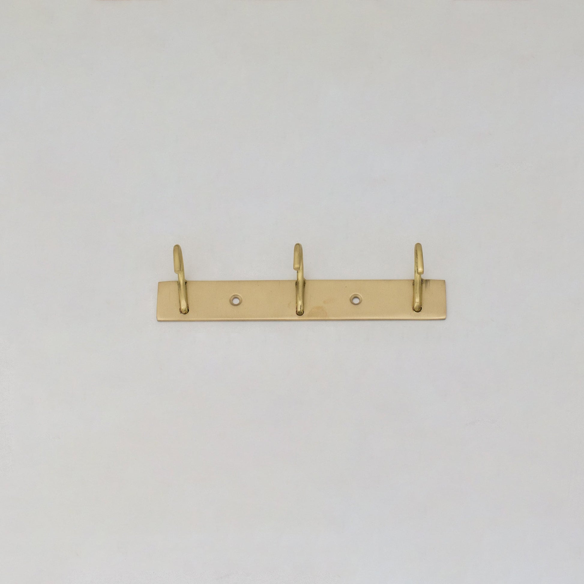 Solid Brass Coat Hooks Rack, Wall Mounted Hanger Hooks, Hallway Hooks - Insideast