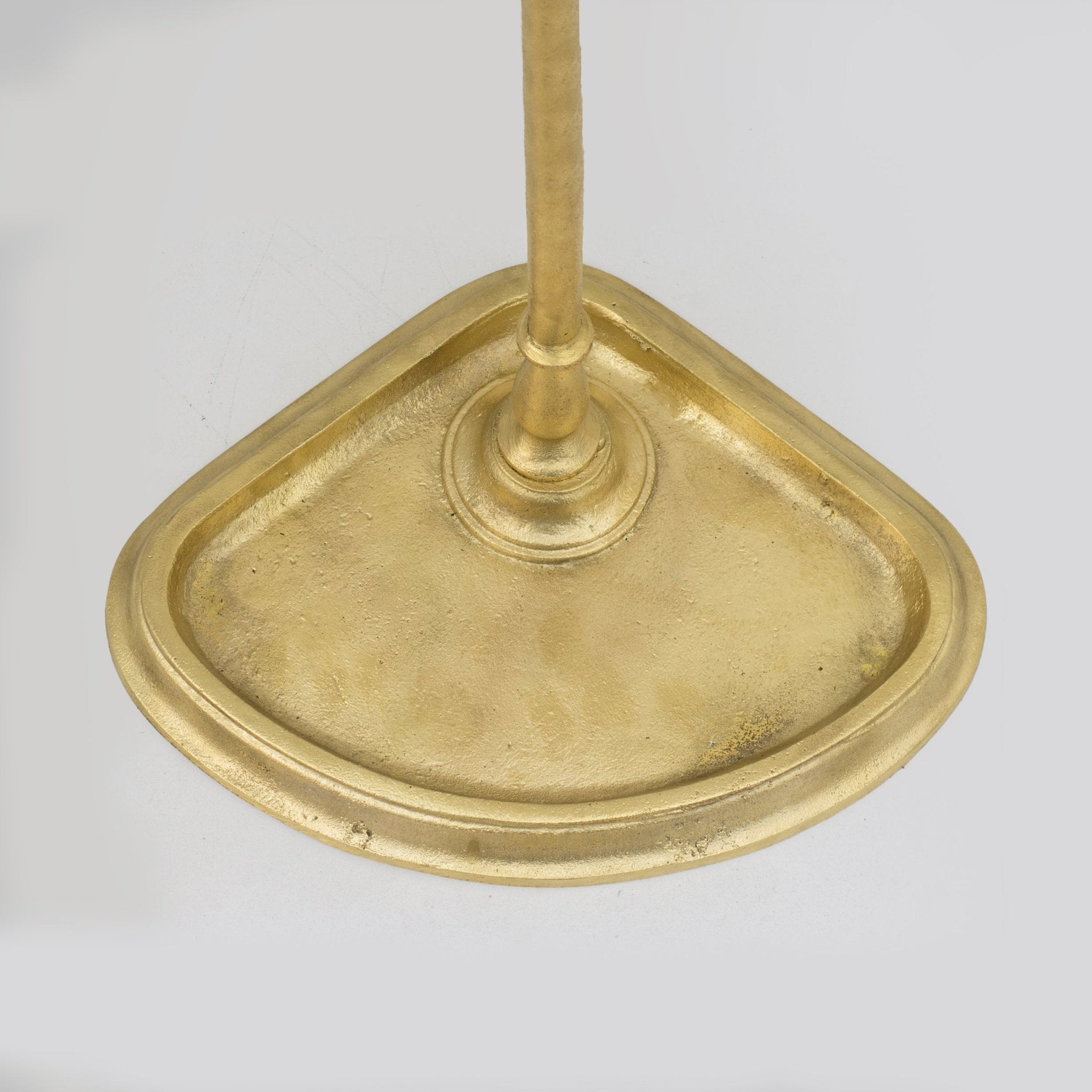 Solid Brass Fireplace Tools, Heavy Duty Fireside Set, Firewood Tongs With Stand - Insideast