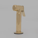 Load image into Gallery viewer, Solid Brass Kitchen Hand Sprayer. Unlacquered Brass Kitchen Sink Side Sprayer
