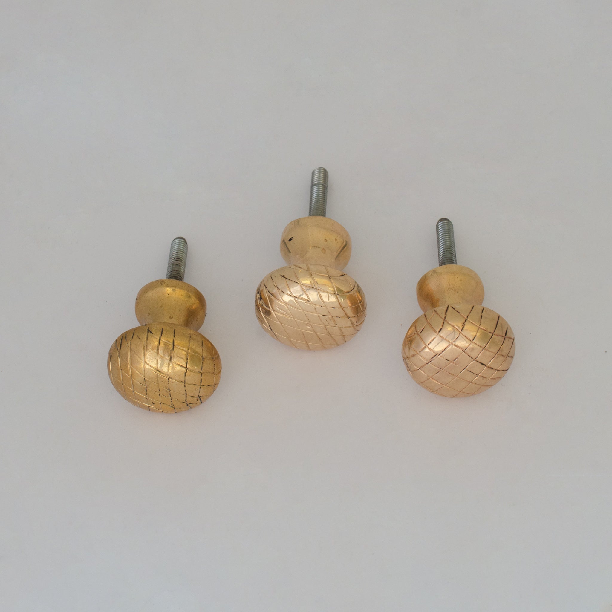 Solid Brass Round Knobs, Drawer Kitchen Knobs, Cabinet Knob - Insideast
