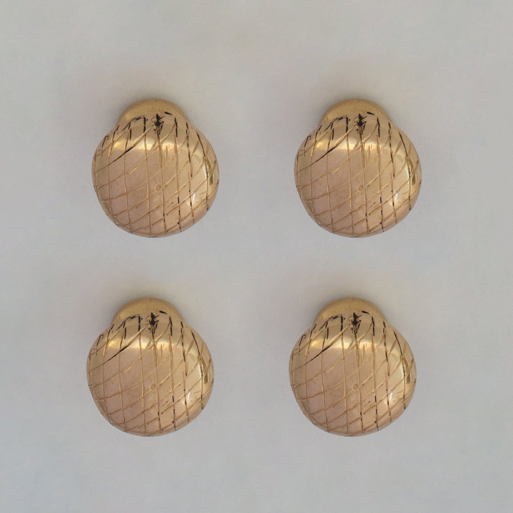 Solid Brass Round Knobs, Drawer Kitchen Knobs, Cabinet Knob - Insideast