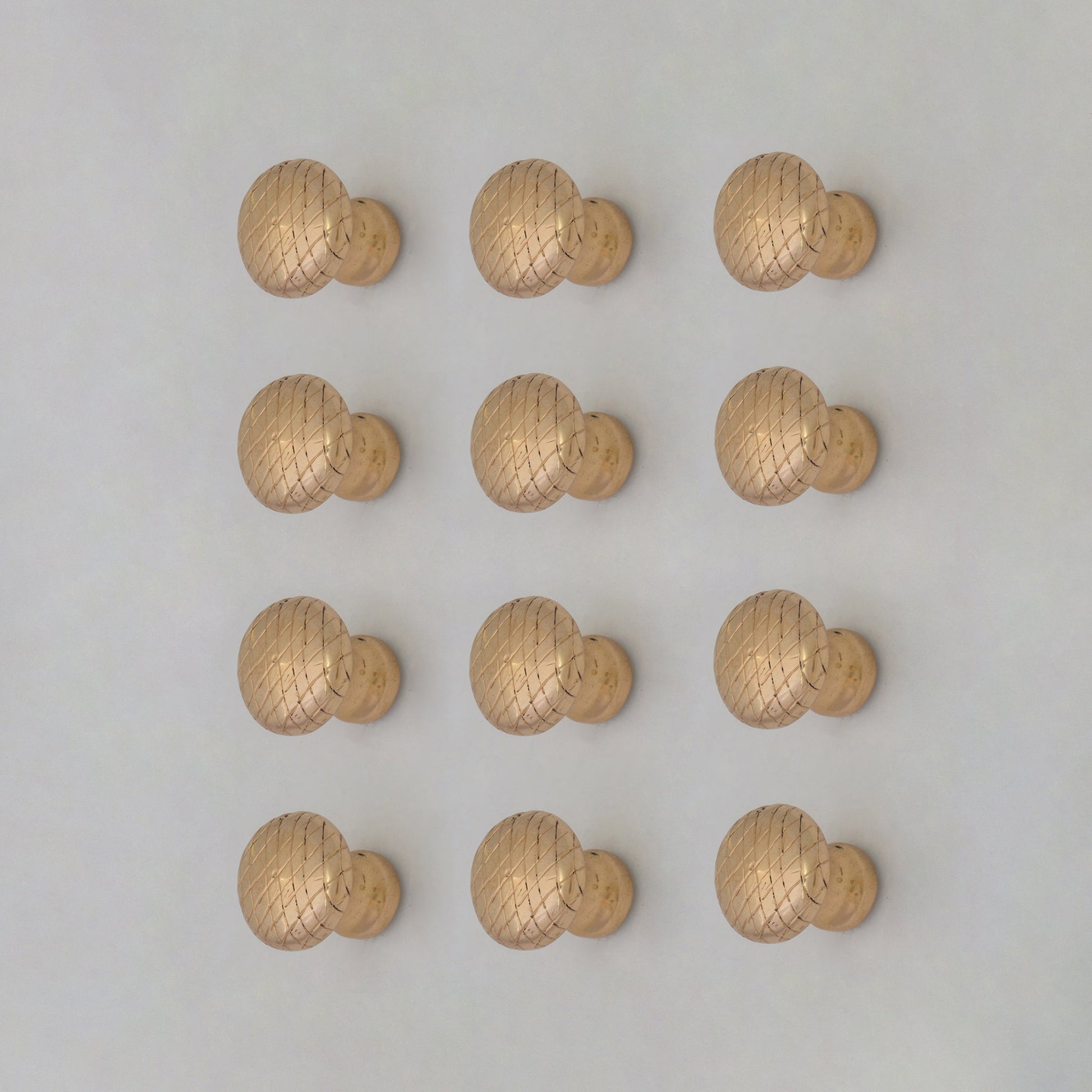 Solid Brass Round Knobs, Drawer Kitchen Knobs, Cabinet Knob - Insideast